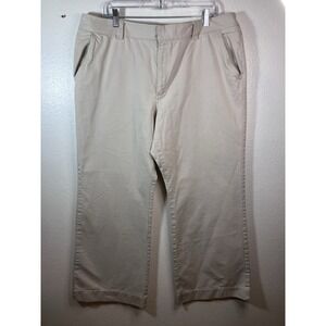 Y2K 2005 Old Navy Below The Waist Women's Khaki Pants Size 20 Chino